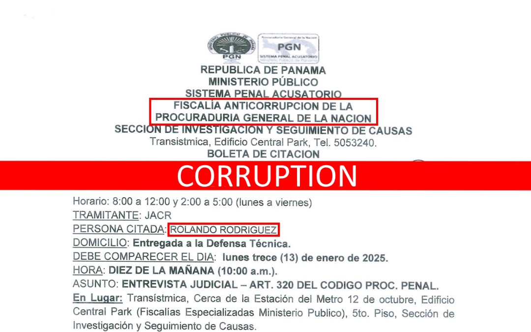 Corruption case developments: Rolando Rodríguez’s role under scrutiny